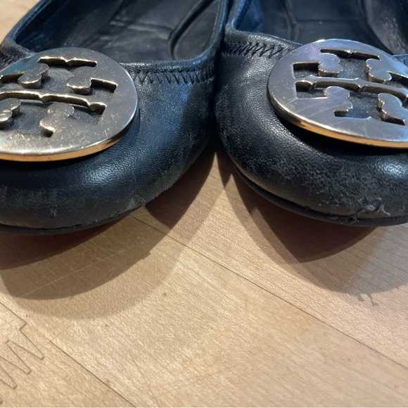 Tory Burch Flats Women's Size 6M Black Leather - Picture 12 of 12